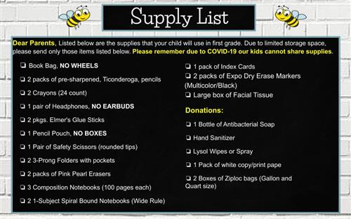 Supply List 
